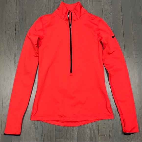 Nike Tops - Nike Pro Dri-Fit Fleece Lined Long Sleeve Half Zip